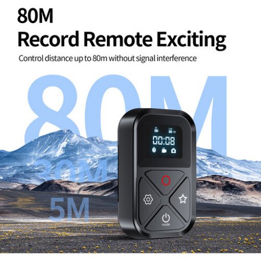 TELESIN Bluetooth Remote Control for GoPro HERO 12/11/10/9/8 & MAX 360