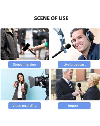 Universal Microphone Handheld Adapter Handle Grip Bracket for Wireless Microphone System