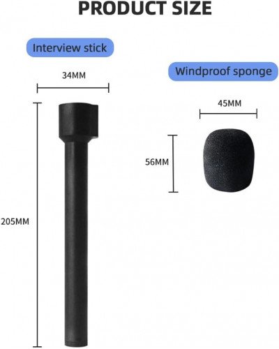 Universal Microphone Handheld Adapter Handle Grip Bracket for Wireless ...