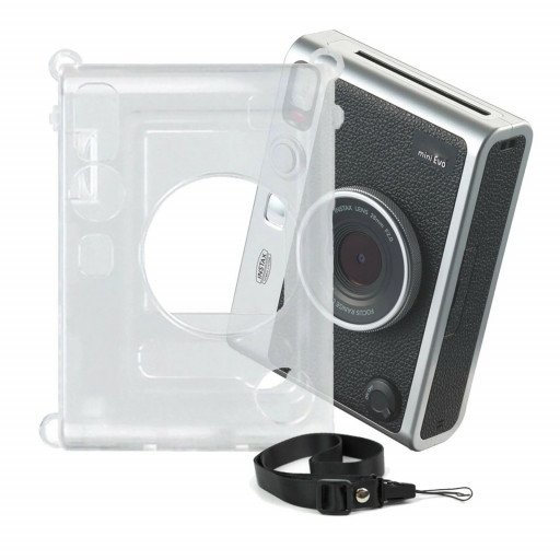 FUJIFILM Instax Mini EVO Case Crystal PVC Instant Camera Hard Carrying Cover