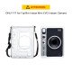 FUJIFILM Instax Mini EVO Case Crystal PVC Instant Camera Hard Carrying Cover