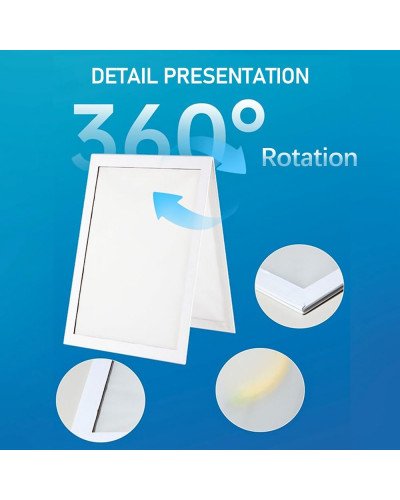 Portable Photography Reflector Foldable V-Flat Light Reflector (850*295mm)