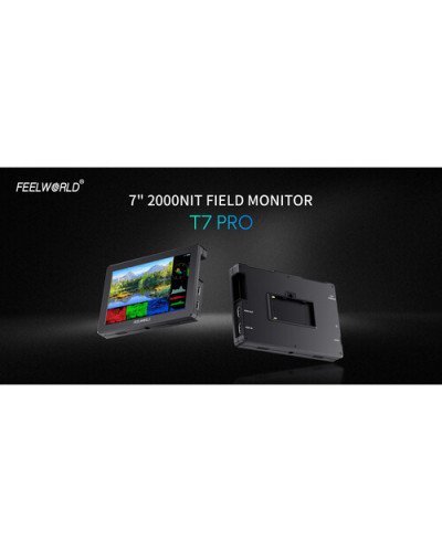 FeelWorld T7 PRO 7" High-Bright HDMI On-Camera Monitor with 3D LUTs