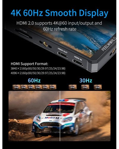 FeelWorld PS6 5.5" OLED Vertical Horizontal On-Camera Monitor