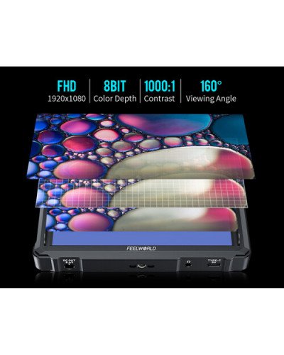 FeelWorld FW568 PRO 6" High-Bright On-Camera 4K HDMI Monitor