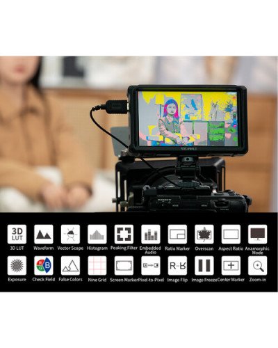 FeelWorld FW568 PRO 6" High-Bright On-Camera 4K HDMI Monitor