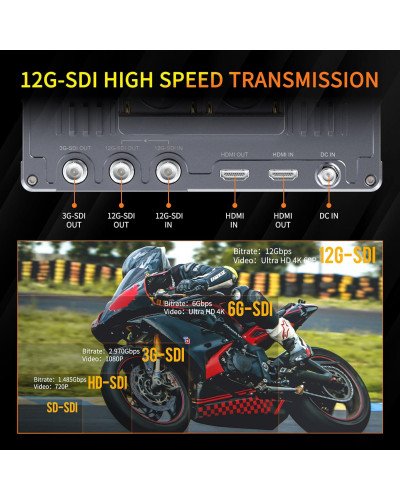 FeelWorld S7 7" 12G-SDI/HDMI 2.0 Camera Field Monitor