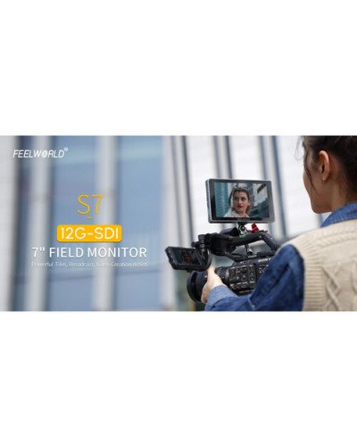 FeelWorld S7 7" 12G-SDI/HDMI 2.0 Camera Field Monitor