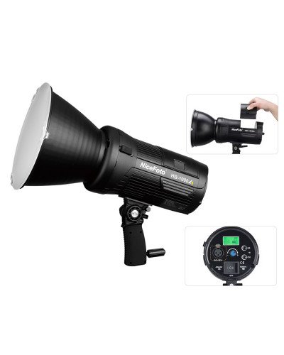NiceFoto HB-1000A 100W Bi-Color COB LED Video Light (Built-in Battery)