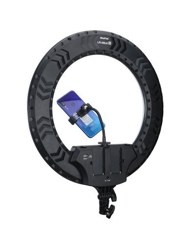 NiceFoto LR-480AII 50W 18″3200-6500K Dimmable Diva LED Ring Light with Stand NiceFoto LR-480AII 50W 18″3200-6500K Dimmable Diva LED Ring Light with Stand