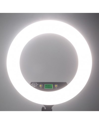 NiceFoto LR-480AII 50W 18″3200-6500K Dimmable Diva LED Ring Light with Stand NiceFoto LR-480AII 50W 18″3200-6500K Dimmable Diva LED Ring Light with Stand