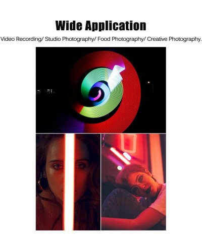 NiceFoto TC-210RGB 10W Magnetic LED Video Tube Light