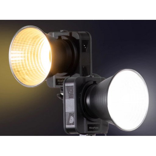 NiceFoto QY-2000A 200W Bi-Color Portable LED Video Light