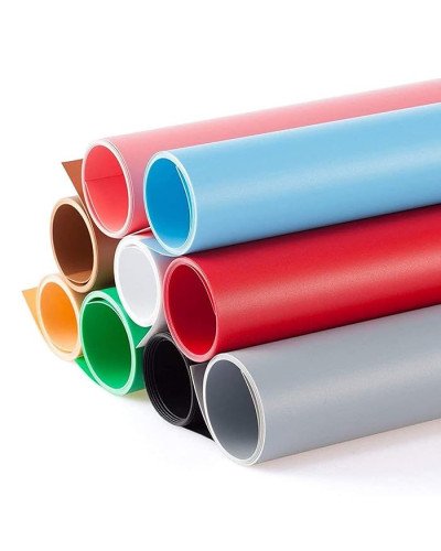 Fotolux 100x200cm 9 Color PVC Background Sheet for Products Photography