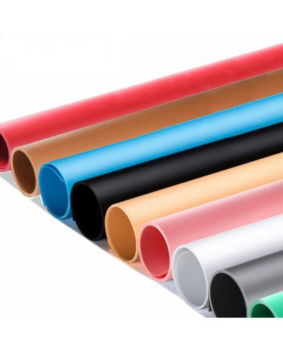 Fotolux 70x140cm 9 Color PVC Background Sheet for Products Photography