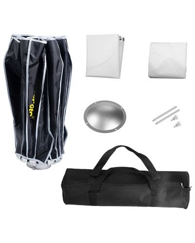 NiceFoto Quick Set Up Beauty Dish Softbox (With Grid) 85cm