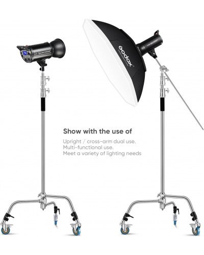 NiceFoto Y660IIB C-Light Stand with Casters