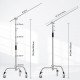NiceFoto Y660IIB C-Light Stand with Casters