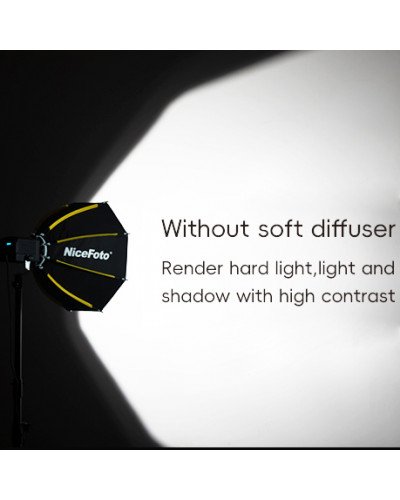 NiceFoto mini-Φ60g Quick Release Mini Bowens Mount Softbox 60cm