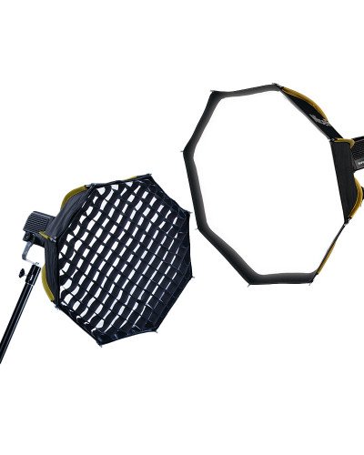 NiceFoto AR-600A Bi-Color Mini Portable LED Video Light With mini-30cm Softbox/Stand