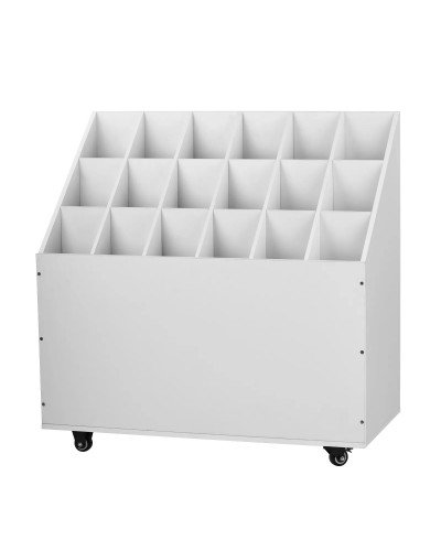 Selens Studio Storage Box for Stand Umbrella Backdrop - White 18 Grids