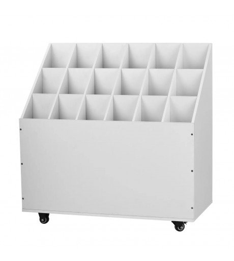 Selens Studio Storage Box for Stand Umbrella Backdrop - White 18 Grids