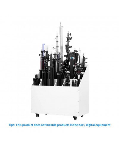 Selens Studio Storage Box for Stand Umbrella Backdrop - White 18 Grids