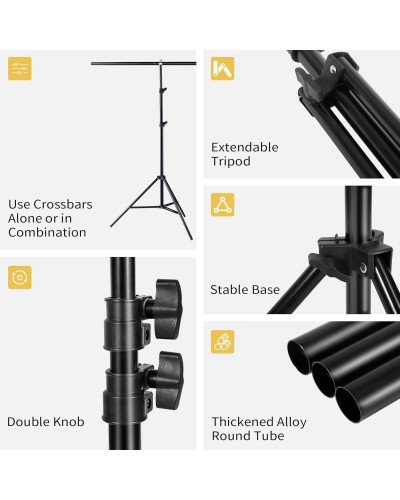 Selens T Type Background Stand 150*200cm / PVC Chroma Stand