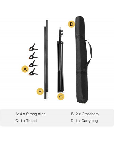 Selens T Type Background Stand 150*200cm / PVC Chroma Stand