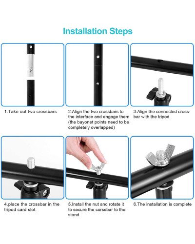 Selens T Type Background Stand 150*200cm / PVC Chroma Stand