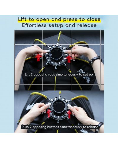 NiceFoto mini-Φ60g Quick Release Mini Bowens Mount Softbox 60cm