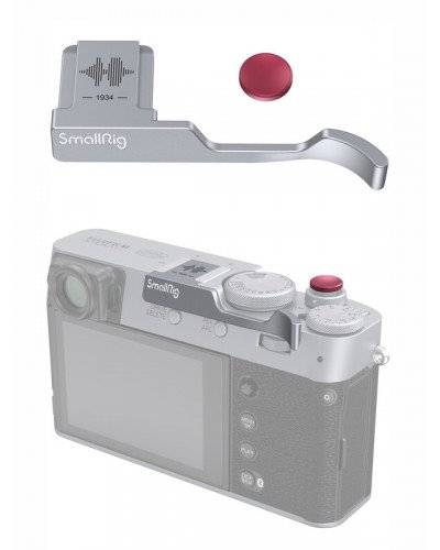 SmallRig Thumb Grip for FUJIFILM X100VI/X100V (Silver)