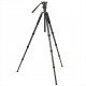 ProVision GOSTEADY 4-Sec Carbon Tripod with Video Head And Monopod