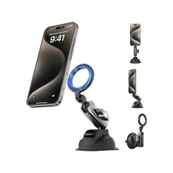 TELESIN Suction Cup Magnetic Phone Mount Holder Smartphone Magsafe