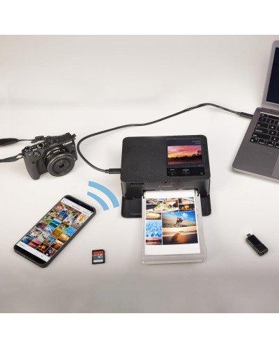 Canon SELPHY CP1500 Compact Photo Printer with RP-108 Color Ink and Paper Set