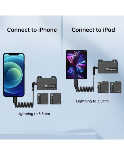 TRS-to-Lightning 3.5mm Adapter Microphone Patch Cable 40cm