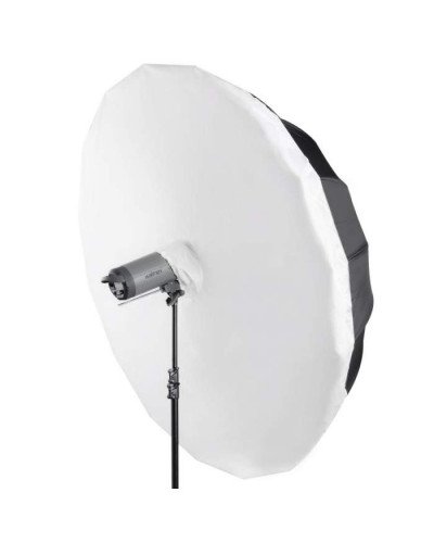 NiceFoto DEEP Transparent Umbrella Black/White BW-Ø51″(130cm)