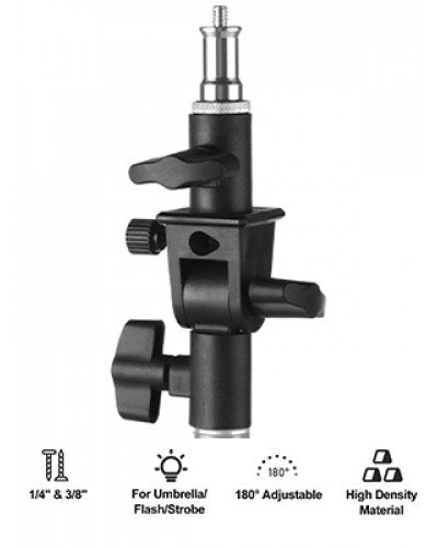 Mount Umbrella Holder with U Shape Tilt Adapter for Studio Light Stand
