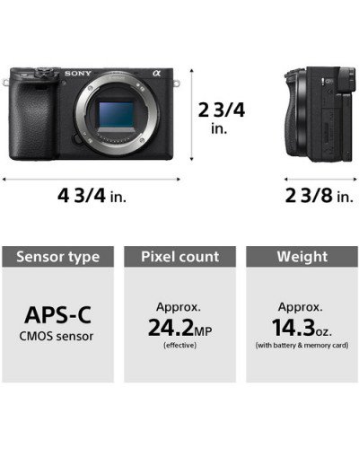 Sony a6400 Mirrorless Camera with 16-50mm Lens