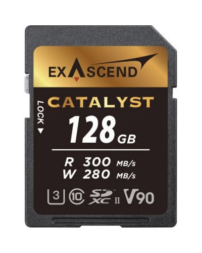 Exascend 128GB Catalyst UHS-II V90 Memory Card Exascend 128GB Catalyst UHS-II V90 Memory Card
