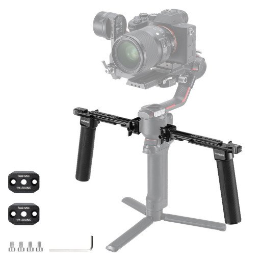 NEEWER GA006 Dual Handgrip for DJI RS4 RS4 Pro RS3 RS3 Pro RS2 RSC2 Ronin S SC Gimbal