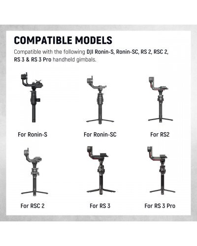 NEEWER GA006 Dual Handgrip for DJI RS4 RS4 Pro RS3 RS3 Pro RS2 RSC2 Ronin S SC Gimbal