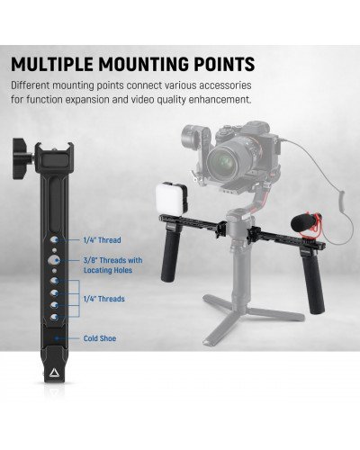 NEEWER GA006 Dual Handgrip for DJI RS4 RS4 Pro RS3 RS3 Pro RS2 RSC2 Ronin S SC Gimbal