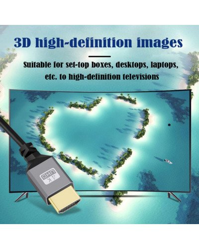 4K UHD HDMI TO HDMI LEFT 2.4m Cable