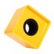 Yellow ABS Mic Microphone Interview Square Logo Flag Station Yellow ABS Mic Microphone Interview Square Logo Flag Station