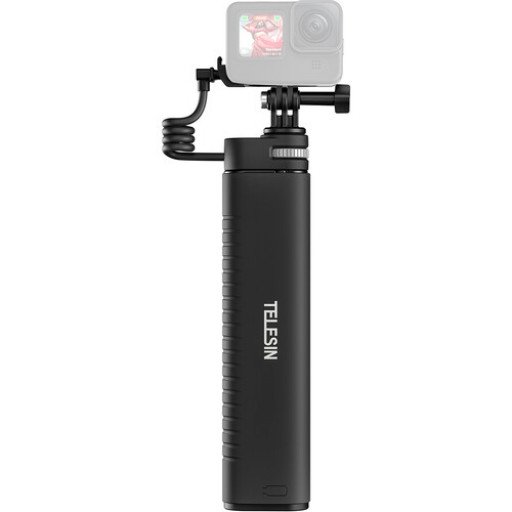 TELESIN Rechargeable Selfie Stick for Action Cameras & Smartphones
