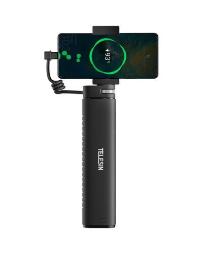 TELESIN Rechargeable Selfie Stick for Action Cameras & Smartphones
