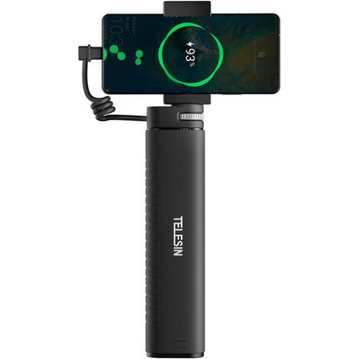 TELESIN Rechargeable Selfie Stick for Action Cameras & Smartphones