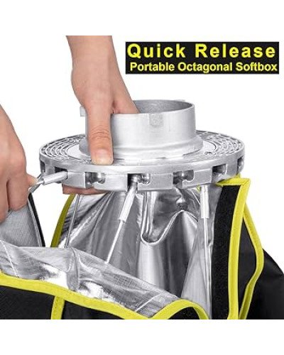 Nicefoto ES-100 100cm Octagon Quick Set Up Softbox with Grid 