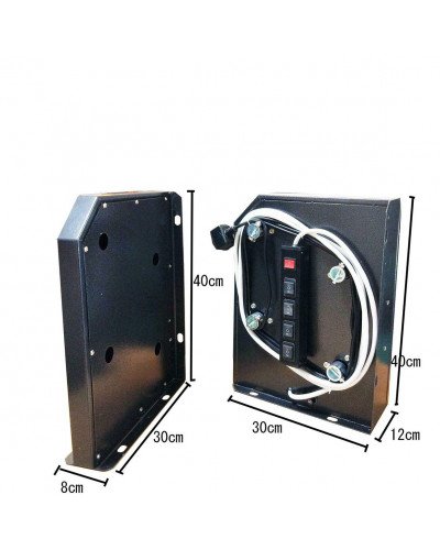 NiceFoto S-04 Electric/4 Roller Background Support System 3m - حامل 4 خلفيات كهربائي عرض 3 متر